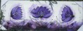Cabecero abstracto violeta